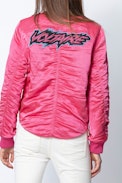 Ben Jacket - Women’s pink bomber jacket.