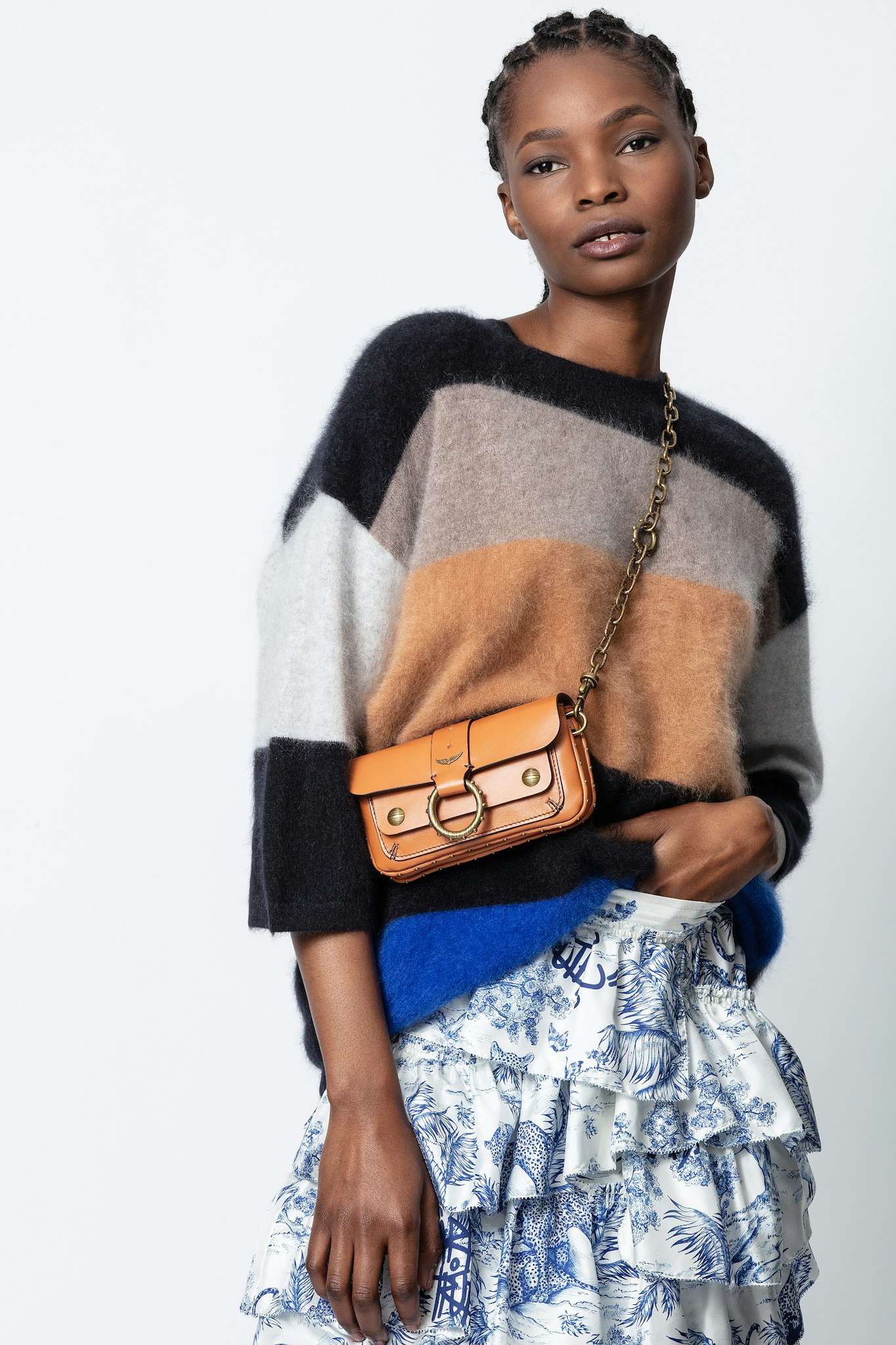 Reggy Stripes Cashmere Sweater - sweater women | Zadig&Voltaire