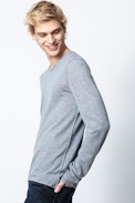 Pull Ginger Cachemire - Pull bleu homme en cachemire plume.