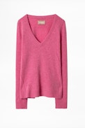 Sourca Cachemire Sweater - Women’s pink cashmere sweater.