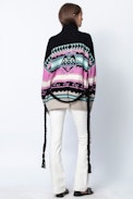 Bruna Cachemire Cardigan - Women’s multicolored cardigan., in cashmere
