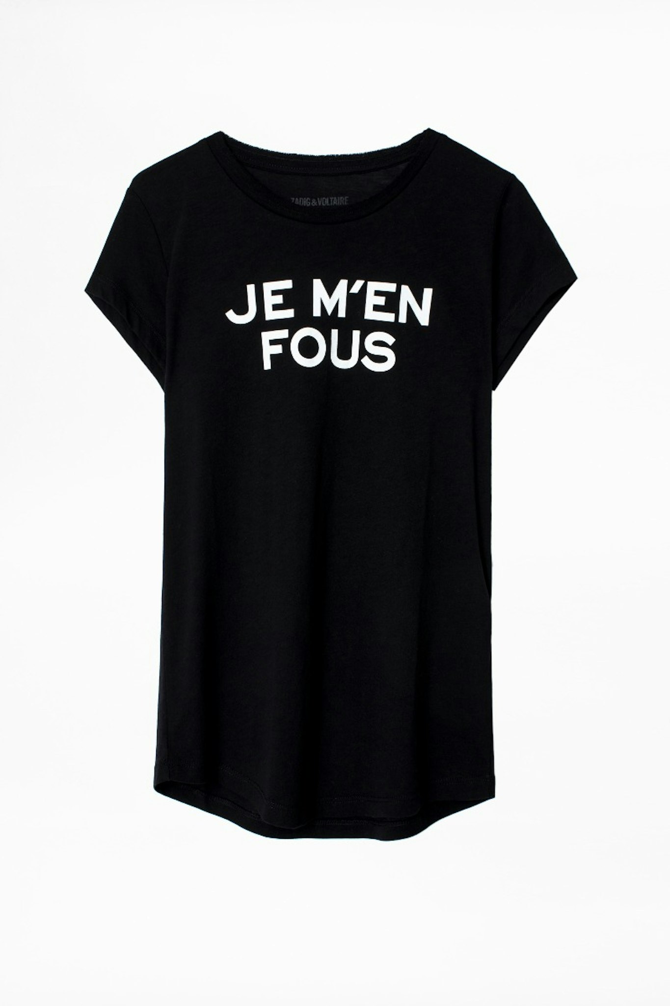 Je M'en Fous Skinny T-Shirt - t-shirt women | Zadig&Voltaire