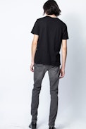 Thibald T-Shirt - Men's black cotton T-shirt.