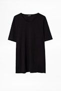 Thibald T-Shirt - Men's black cotton T-shirt.
