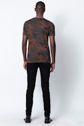 Tommy T-Shirt - Men’s linen T-shirt with camouflage motif.
