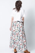 Bella Voltaire T-shirt - Women's white printed T-shirt.
