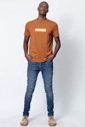 Ted Voltaire T-shirt - Men's gray T-shirt with “Voltaire” print.