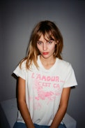 Azedi Amour T-Shirt - Women's white printed T-Shirt.