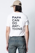 Tommy Papa CDA T-shirt - Men’s white T-shirt, Father’s Day capsule collection.