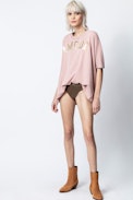 Sweatshirt Portland Amour Foil - Sweatshirt femme, coupe ample.