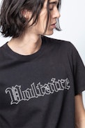 Ted T-Shirt - Men's black printed T-shirt.