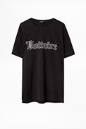 Ted T-Shirt - Men's black printed T-shirt.