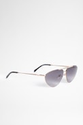 Sunglasses SZV276 - Golden sunglasses for women