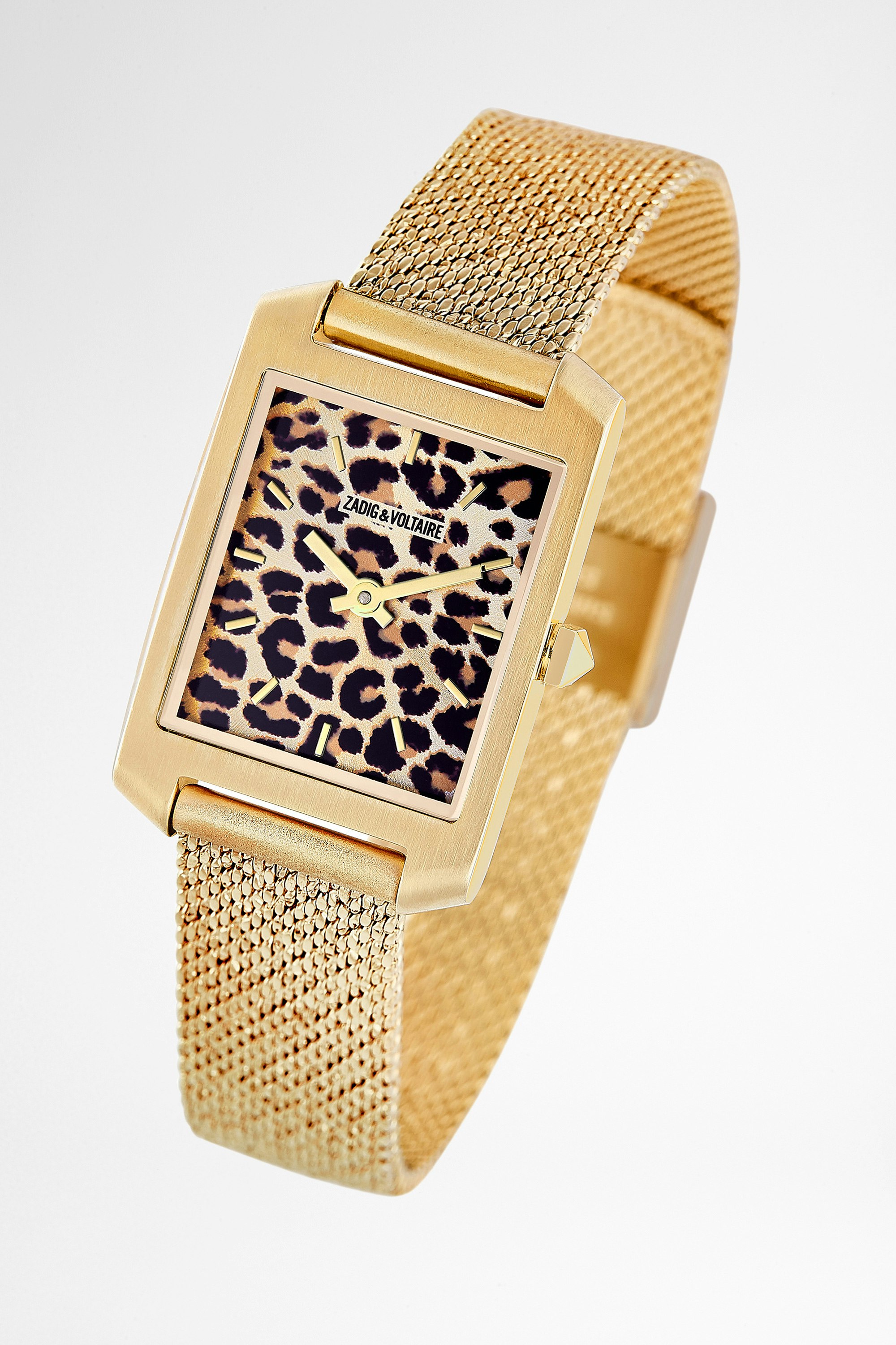 Leopard Printed Timeline Watch