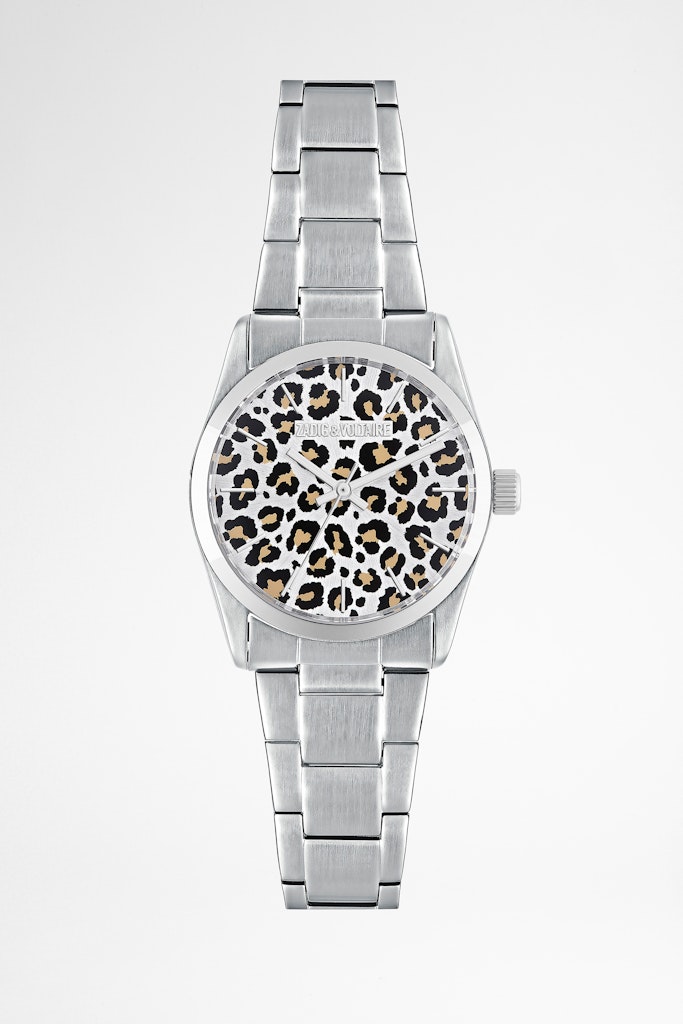 Reloj Fusion Print Leopard