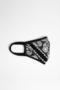 Bandana Masks Pack - Pack of two unisex black general use bandana masks