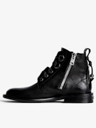Laureen Roma Boots - Leather lace-up ankle boots