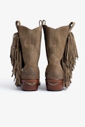 Pilar High Suede Leather Ankle Boots - Women’s taupe Pilar High Suede leather ankle boots
