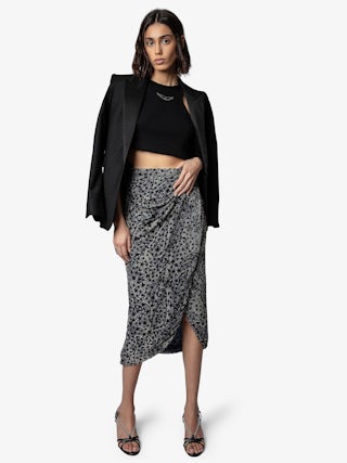 Sleepless Sandals - Embossed leather sandals with straps and chains.