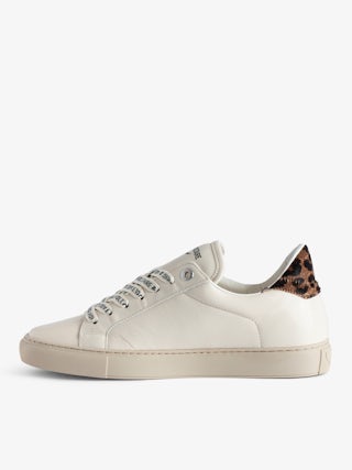 La Flash Vintage Sneakers - Low-top trainers with flash motif on the sides and printed laces.