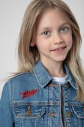 Giacca Alex junior - Giacca in denim blu junior