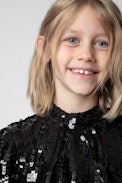 Sienna Kids’ Dress - Children’s black short dress