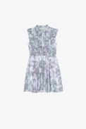 Ranila Kids' Dress - Kids' gathered dress in multicolour cotton