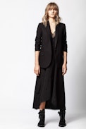 Veste Viva Bis Eagles - Veste noire en strass.