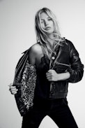Blouson Lila Cuir - Veste noire en cuir femme
