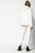 Manteau Mays Show - Manteau court en fausse fourrure femme.