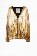 Koody Jacket - Women’s gold-tone jacket.