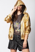 Koody Jacket - Women’s gold-tone jacket.