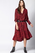 Rikota Leo Dress - Women’s leopard print dress.
