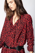 Rikota Leo Dress - Women’s leopard print dress.
