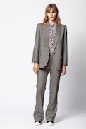 Pistol Silver Pants - Women’s sequin pants.