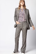 Pistol Silver Pants - Women’s sequin pants.