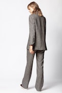 Pistol Silver Pants - Women’s sequin pants.