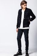Leonard Suede Show Jacket - Men’s suede leather jacket.