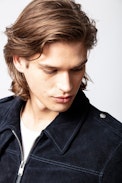 Leonard Suede Show Jacket - Men’s suede leather jacket.
