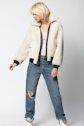 Blouson Lotta Shearling - Blouson en shearling femme