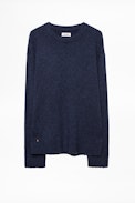 Raphael Patch Sweater - Men's round neck sweater.