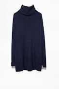 Eloi Dress - Turtleneck wool dress.