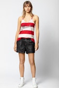 Débardeur Lee Maille Stripe - Débardeur en laine femme.
