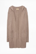 Paulson DLX Coat - Zadig&Voltaire women’s hooded cashmere coat