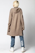 Paulson DLX Coat - Zadig&Voltaire women’s hooded cashmere coat