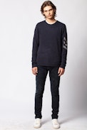 Kennedy Cashmere Sweater - Men's round neck cashmere sweater;