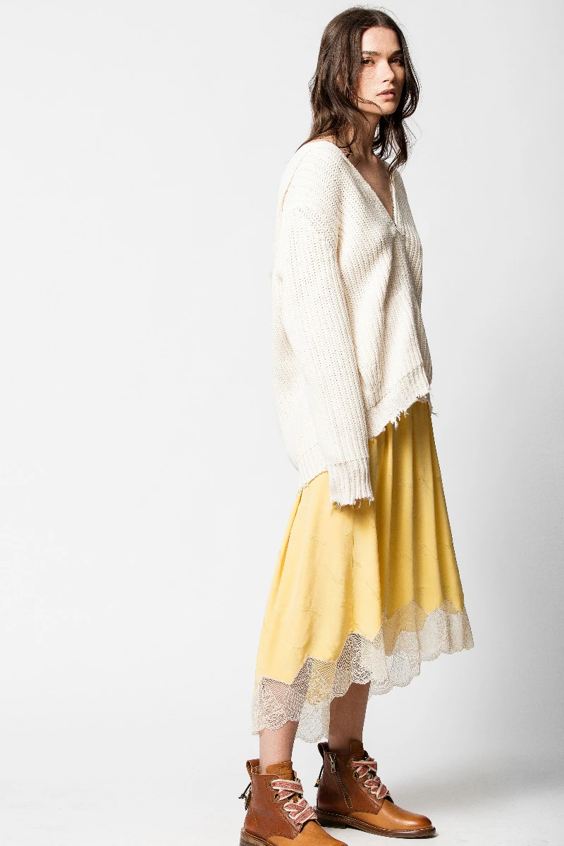 Jaya Cow Friends Cardigan - cardigan women | Zadig\u0026Voltaire