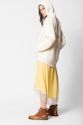 Cardigan Jaya Cow Friends - Cardigan à capuche femme.