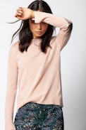 Pull Cici Cachemire Patch - Pull cachemire femme