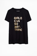 Walk Girls T-shirt - Women's slogan T-shirt.